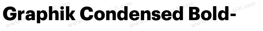 Graphik Condensed Bold字体转换